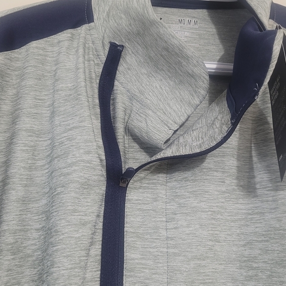 Under ARMOUR Womens 1/2 Zip Pullover size M/M gray and navy blue - Picture 7 of 8
